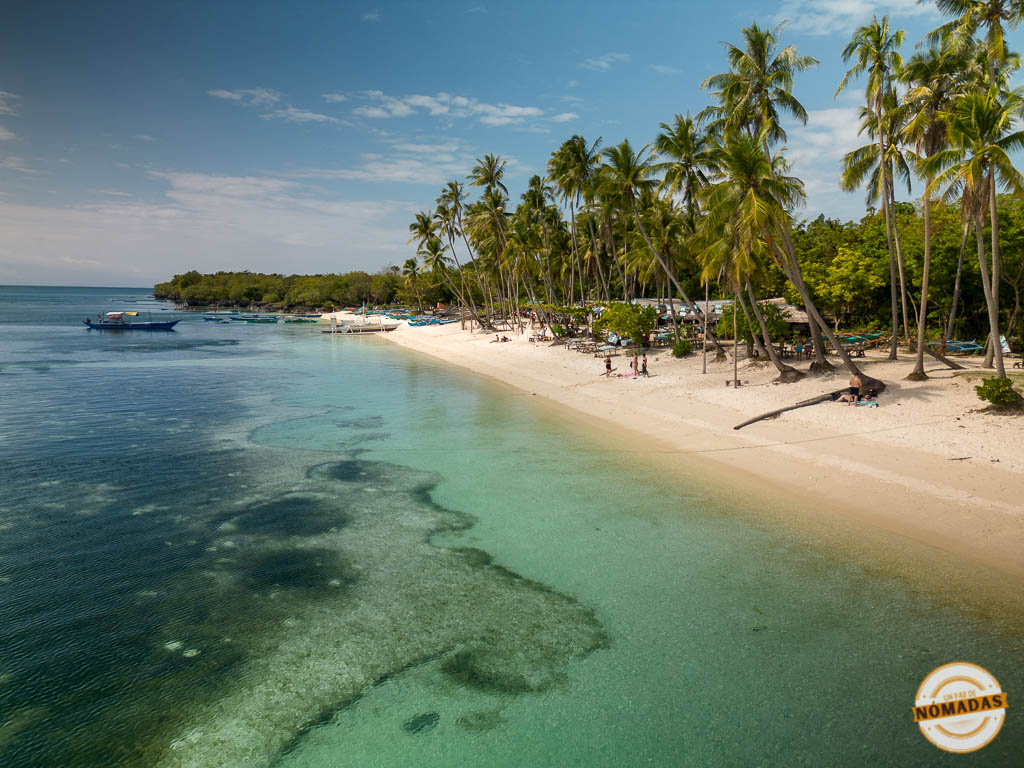 Paisaje de Filipinas al comenzar el viaje por libre