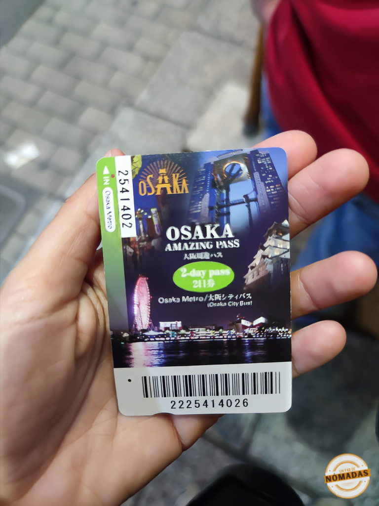 Acabamos de recoger la Osaka Amazing Pass de 2 días