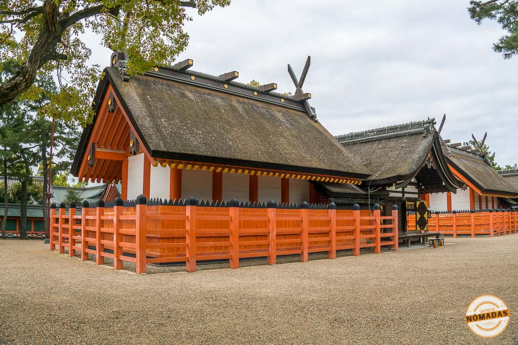 Vista del santuario Sumiyoshi Taisha. Un imprescindible que ver en Osaka
